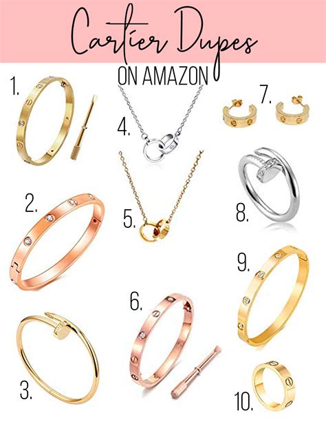 amazon jewelry dupe ideas